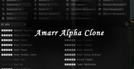 Amarr Alpha Clone