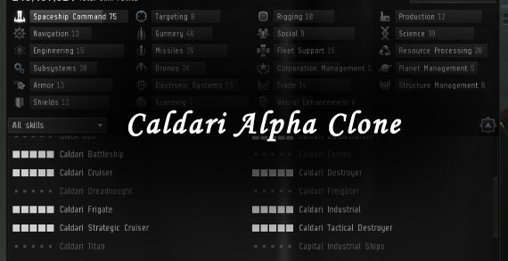 Caldari Alpha Clone