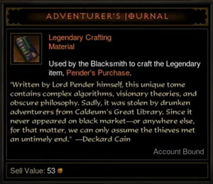 adventurers journal