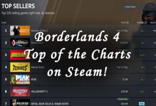 bl4 top of charts on steam