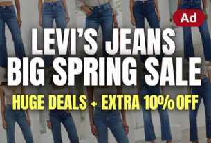 Levi's jeans big spring sale