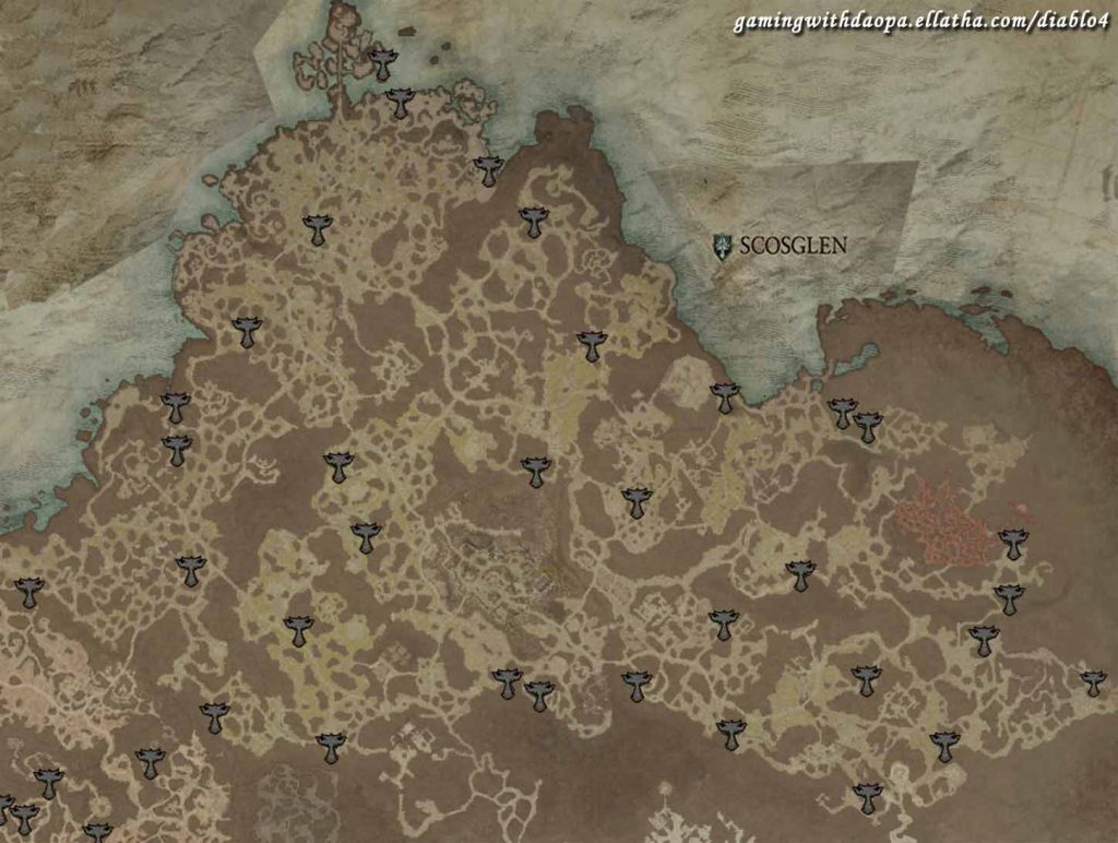 Altars Of Lilith Locations A Guide To Finding All Altars In Diablo 4   Altars Of Lilth Locations From Scosglen 1024x772 