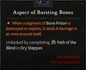 Aspect of Bursting Bones