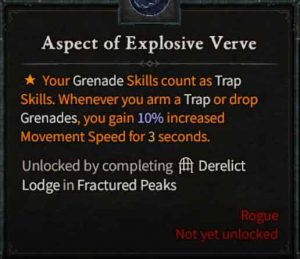 Aspect of Explosive Verve