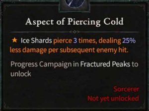 Aspect of Piercing Cold