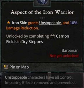 Aspect of the Iron Warrior