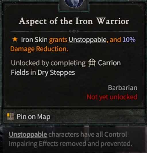 Aspect of the Iron Warrior