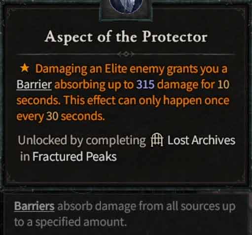 Aspect of the Protector