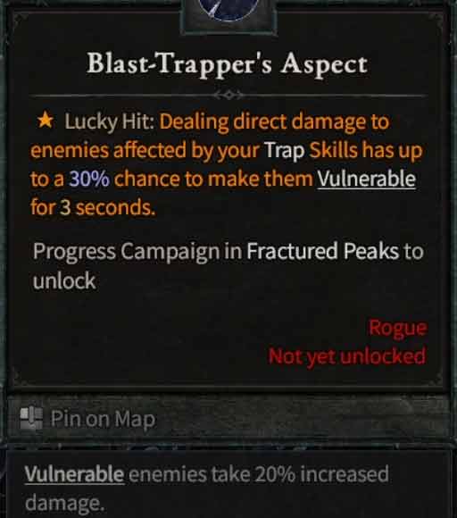 Blast Trapper's Aspect