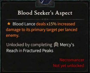 Blood Seekers Aspect