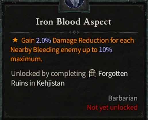 Iron Blood Aspect
