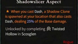 Shadowslicer Aspect