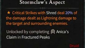 Stormclaws Aspect