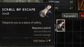 diablo 4 scroll of escape