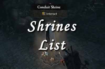 shrines list