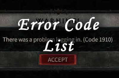 d4 error code list