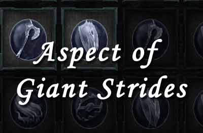 Aspect of Giant Strides