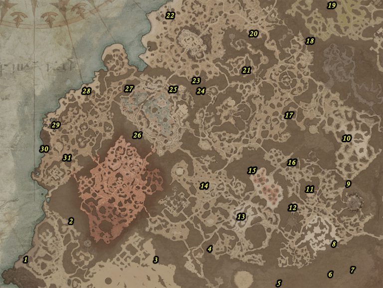 Diablo 4 Dry Steppes Cellar Locations