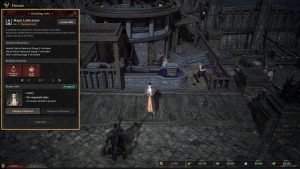 In-game Magic Laboratory building interface