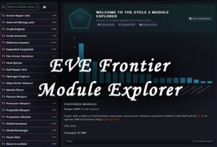 EVE Frontier Ship Database Explorer