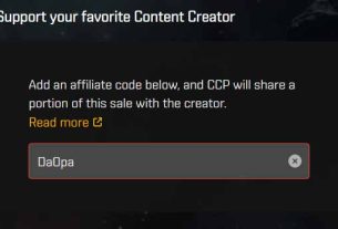 eve online creator code daopa