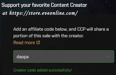 EVE Online Affiliate Code daopa