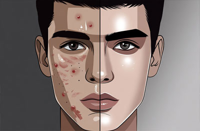 Isotretinoin Before After Skin Transformation