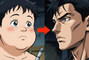 before and after anime art