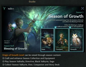 season of growth