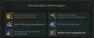 MKGIFTFORYMIR michael kims gift package 1