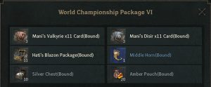 WCS2CHAMPRISE world championship package 6