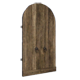 Round Corner Wooden Door