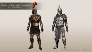 Greek Black Iron Armor