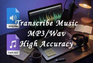 transcribe music mp3 wav locally with high accuracy