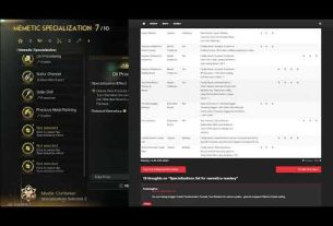 Specialization reset guide