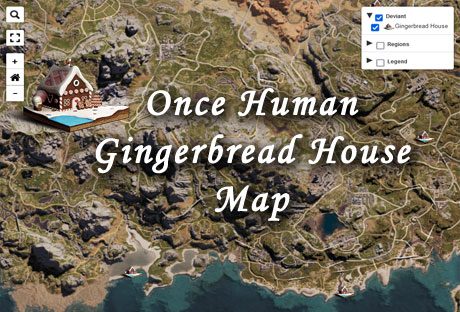 once human gingerbread house locations