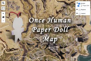 once human paper doll locations