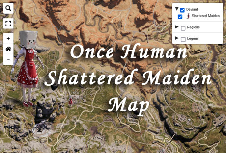 shattered maiden location map