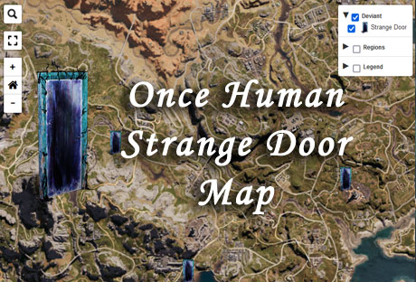 strange door location map