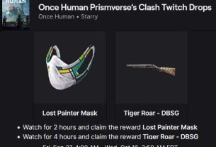 once human prismverse clash twitch drops