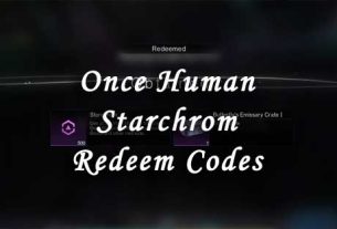 once human starchrom redeem codes