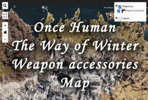 the way of winter weapon accessories map