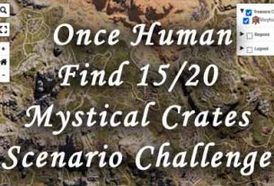 find 15 mystical crates scenario challnege