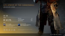 Leg Armor of the Cannonball