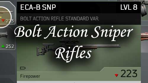 bolt action sniper rifles list