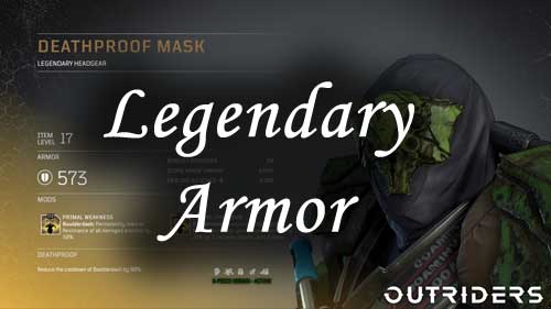 legendary armor list