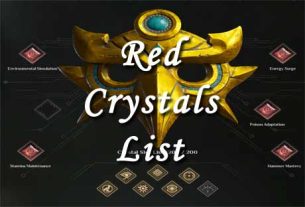 Red Crystals List