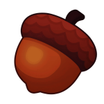 Gnawed Acorn — Spiritvale Consumable icon