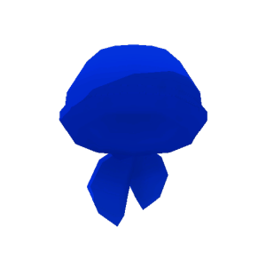 Blue Bandit Bandana — Spiritvale Cosmetic icon