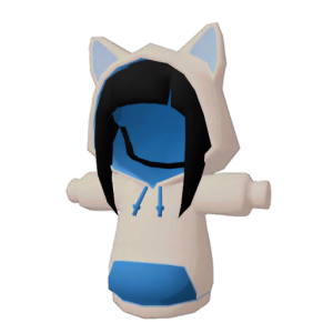White Cat Hoodie — Spiritvale Cosmetic icon